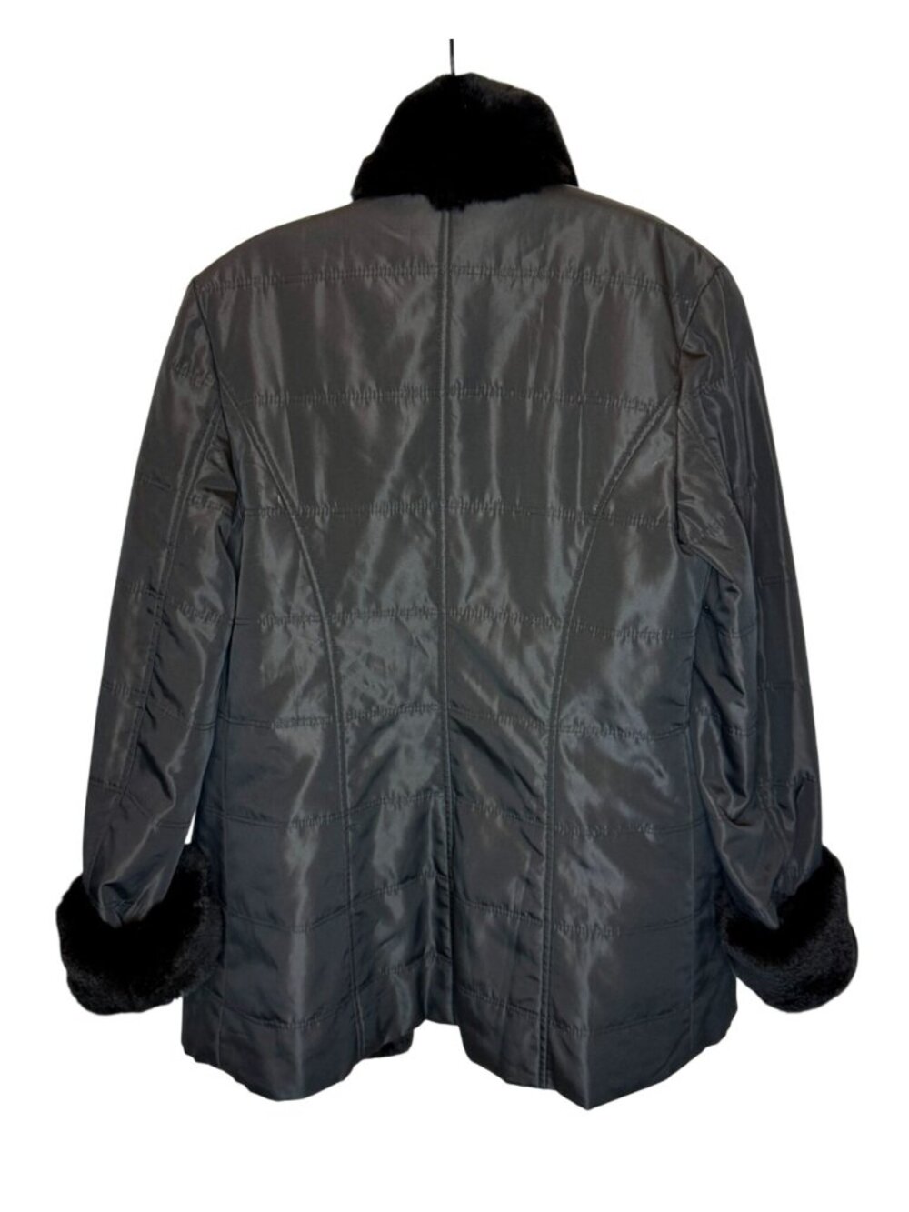 Chosen Couture Collection Vintage Black Reversible Quilted Jacket Y2K - Size S - Picture 3 of 8